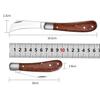 Folding Grafting Knife Grafting Tools Grafting Pruning Knife Professional Garden Fruit Tree Grafting Cutter Wooden Handle Knife