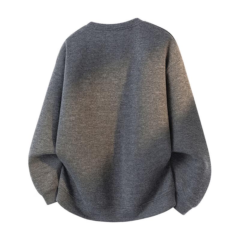 Men's Fake Two-Piece Design Heavyweight Sweatshirt