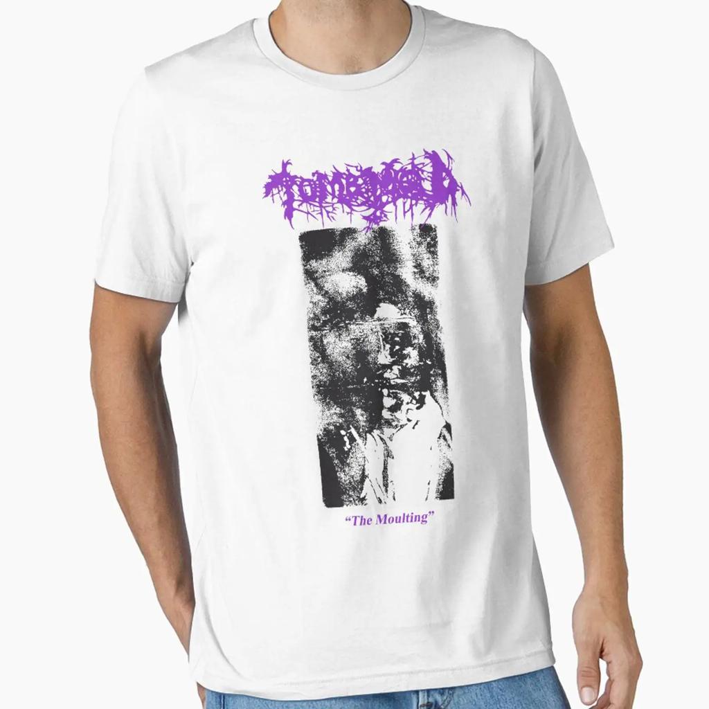 Tomb Mold Merch The Moulting Essential T Shirt Vintage Slightly Breathable Streetwear Versatile Fashion Unisex