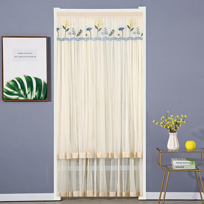 No-punch Anti-mosquito Door Mesh Curtain Summer Mosquito Proof Door Curtain Self-adhesive Mosquito Proof Net Bug Screen No Punching Door Curtain