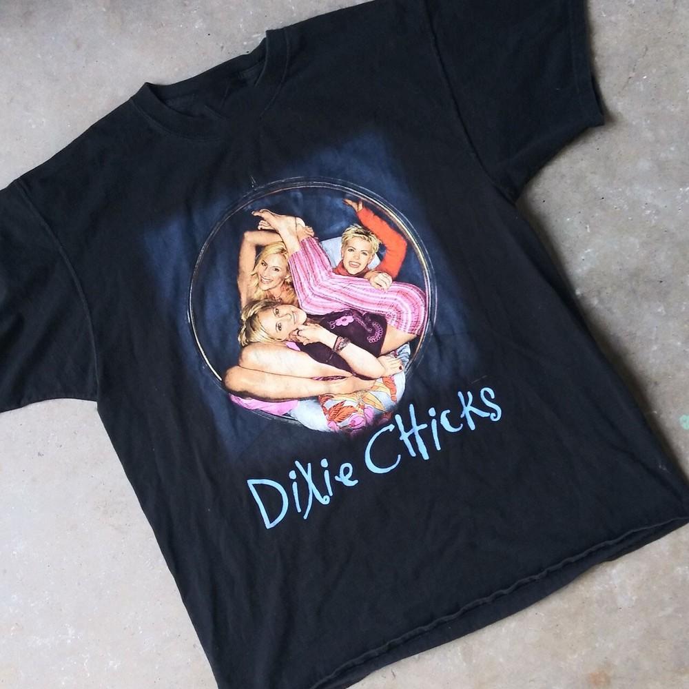 VTG Dixie Chicks Tour Black Men All Size T-shirt Unisex Unisex T-Shirt S