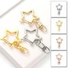 10pcs Swivel Craft Making Solid Color For Bag Keychain Hooks Clips Multifunction Metal Buckles DIY Star Shape Handmade Accessories