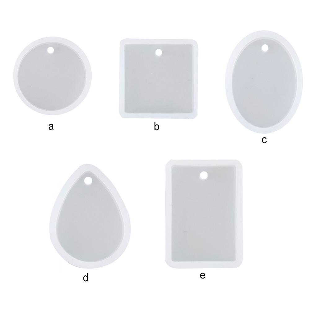 Silicone Mould for DIY Resin Necklace Pendant Crystal Jewellery Making Mold Tool