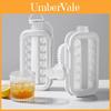 Set Moderno Semplice Stampo per Cubetti di Ghiaccio in Silicone e Caraffa 2-in-1 Design Pieghevole 1000-1400ml
