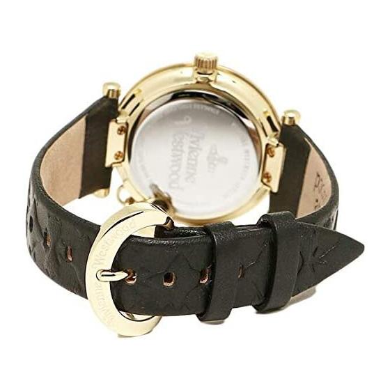 Used [Free Shipping] Vivienne Westwood Women's Watch Vivienne Orb VV006BKGD Black x Gold