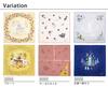 JIKAN STYLE Moomin Nordic Lunch 48 X 48 Cm To 12 X 12 05934 Goods, Gift, Cloth/Bento Wrap, 100% Cotton, Fruit, Yellow, Approx. (Folds Approx. Cm),