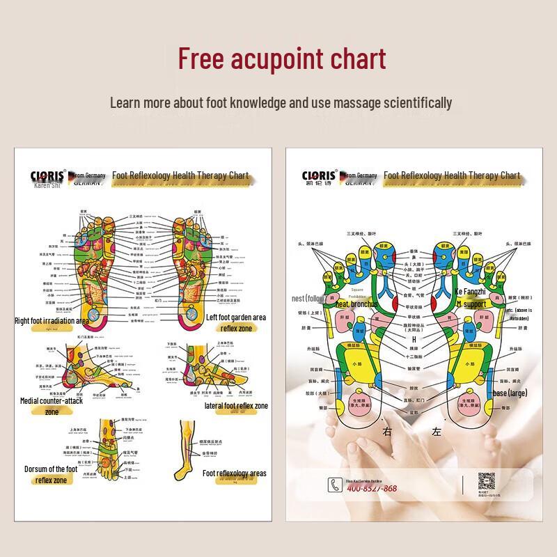 Cloris Acupressure Foot Massage Slippers CN Plug (adapter Included)