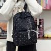 Schoolbag Girl's heart Atmosphere School bag Junior high school student High school student polka dot printing New backpack Travel light backpack