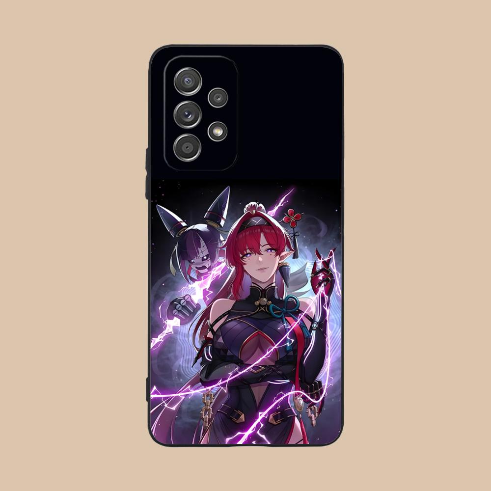 Wuthering Waves Yinlin Mobile Phone Case for Samsung Galaxy A56 55 54 53 52 51 36 35 34 23 16 15 5G Colorful Cover Pretty Luxury
