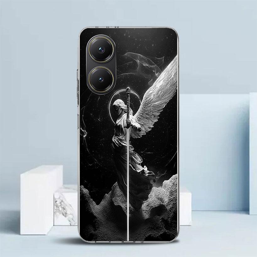 Archangel Michael Soft Cover for Xiaomi Poco F7 Ultra X7 X6 X5 Pro M7 Phone Case Redmi 15 15C 13 13C 12 12C 10 10C Print Shell P