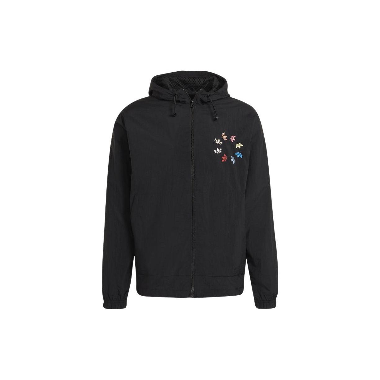 Men s adidas logo Sports Black Jacket H35650 M