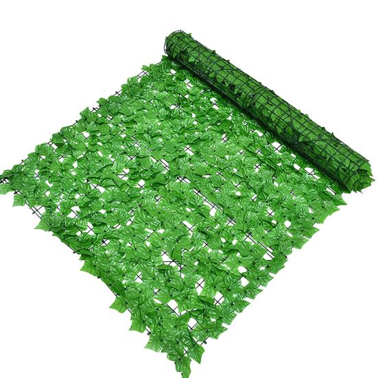 Artificial Hedge Leaves Faux Ivy Grass Wall Backdrop UV-resistant Artificial