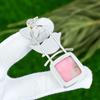 Sterling Silver Cushion Thulite Stone Handmade Engagement Anniversary Pendant
