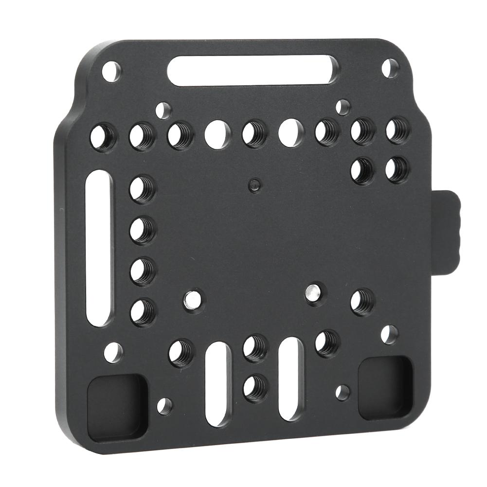 Aluminum Alloy CNC Firm Black VLock Plate Limit Structure Battery Quick Release Base