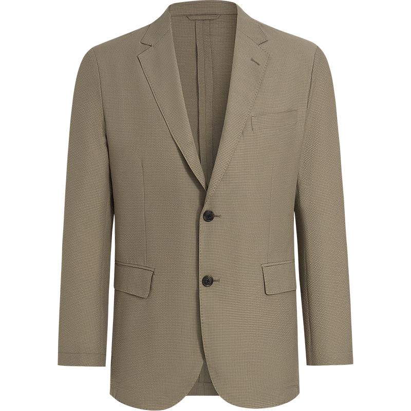 

Brooks Brothers Men s Slim Fit Seersucker Casual Suit Jacket XL