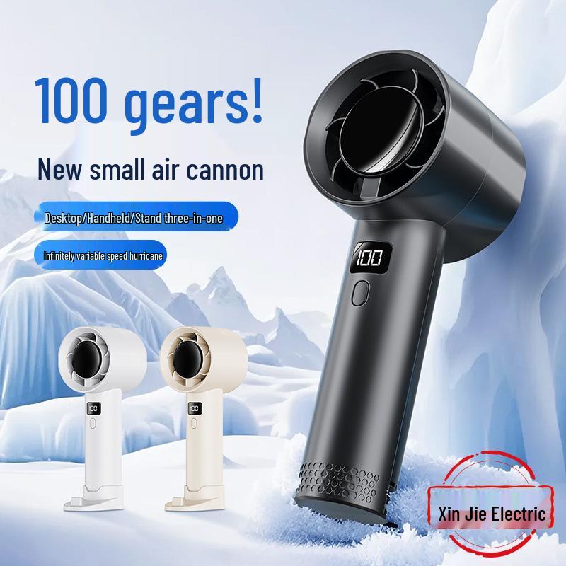 New Portable High-Speed Handheld Fan with 100 Stepless Speeds