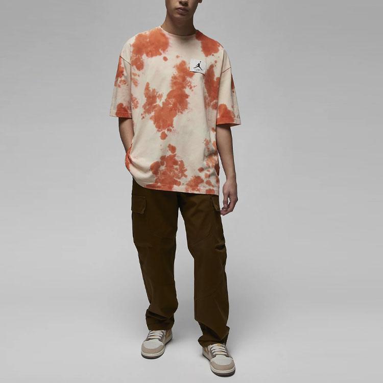Jordan T Shirt Men's Orange Red DX9584-111