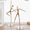 Pure Copper Ballet Girl Decoration Modern Light Luxury Creative Character Crafts Gift TV Cabinet Home Decoration Furnishings