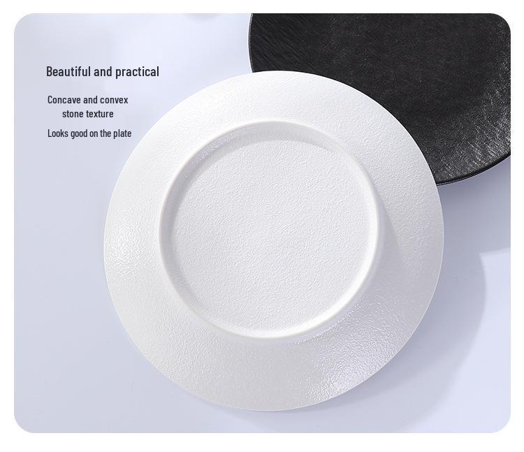 Retro Japanese Ceramic Steak and Sushi Plate