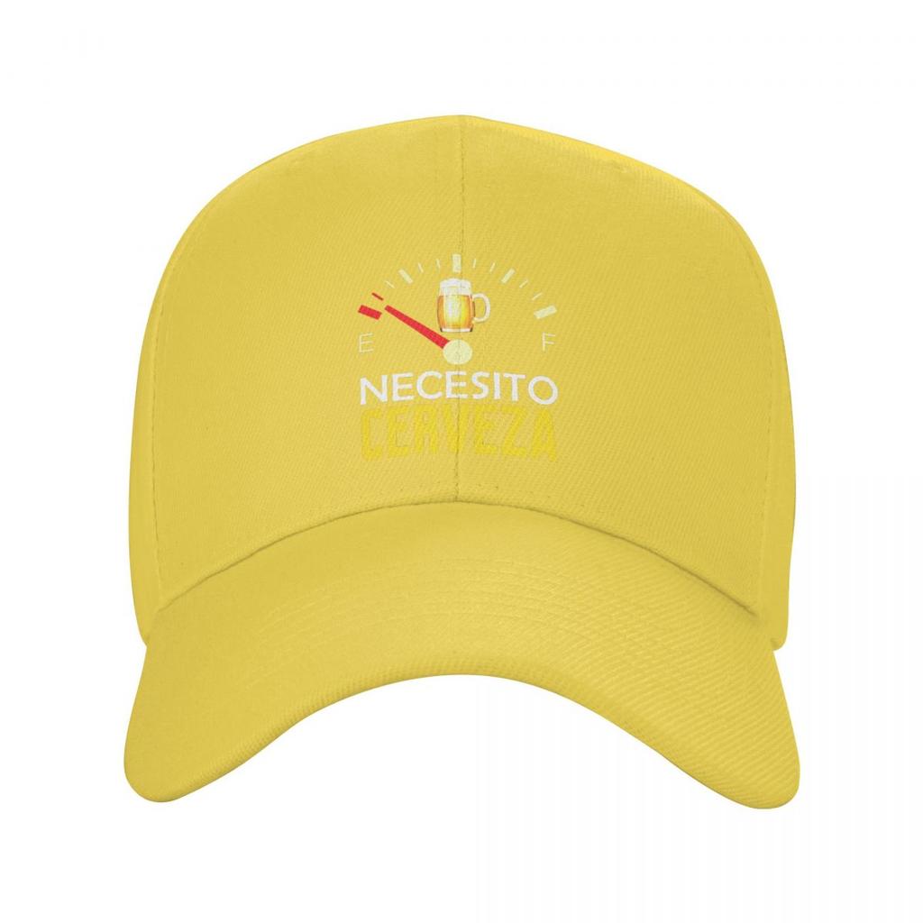 Custom Classic Unisex Necesito Cerveza I Need Beer Baseball Cap Adult Adjustable Dad Hat Women Unisex Outdoor Snapback Caps