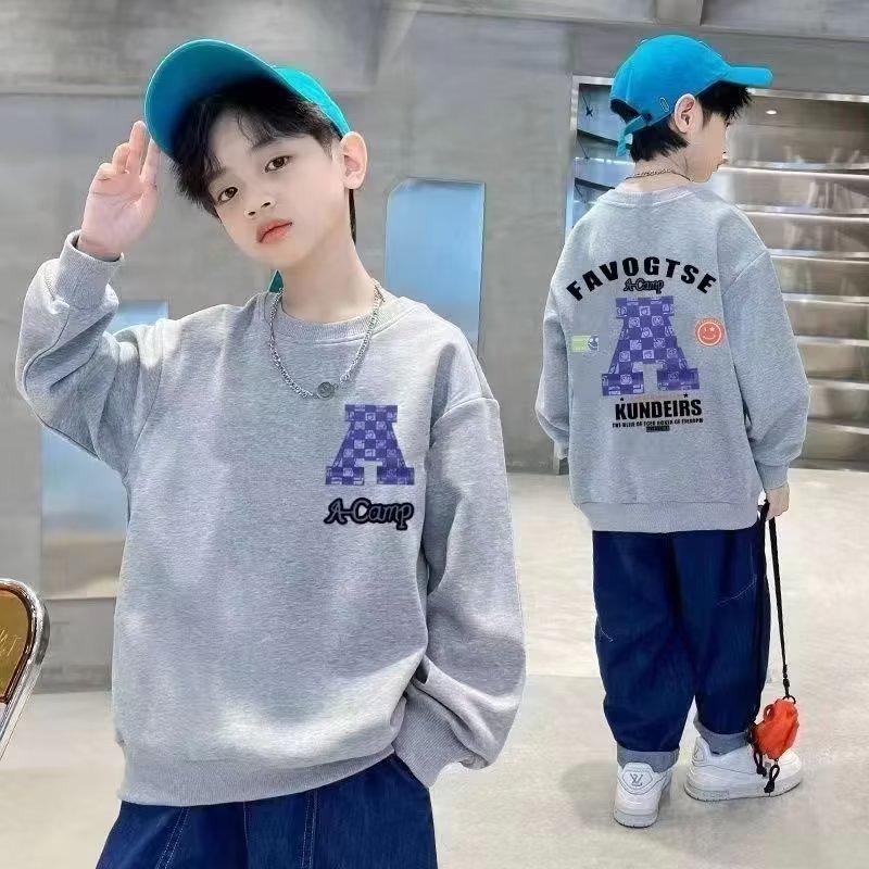 Boys' Trendy Sweatshirt - Autumn/Winter 2023 Casual Fashion Top