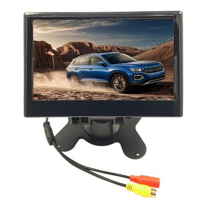 7-calowy Monitor Cofania do Samochodu 12 do 24V Szerokokątny 170 Stopni Kolorowy LCD HD Dwa Wejścia Wideo dla Ciężarówki Przyczepy Furgonetki