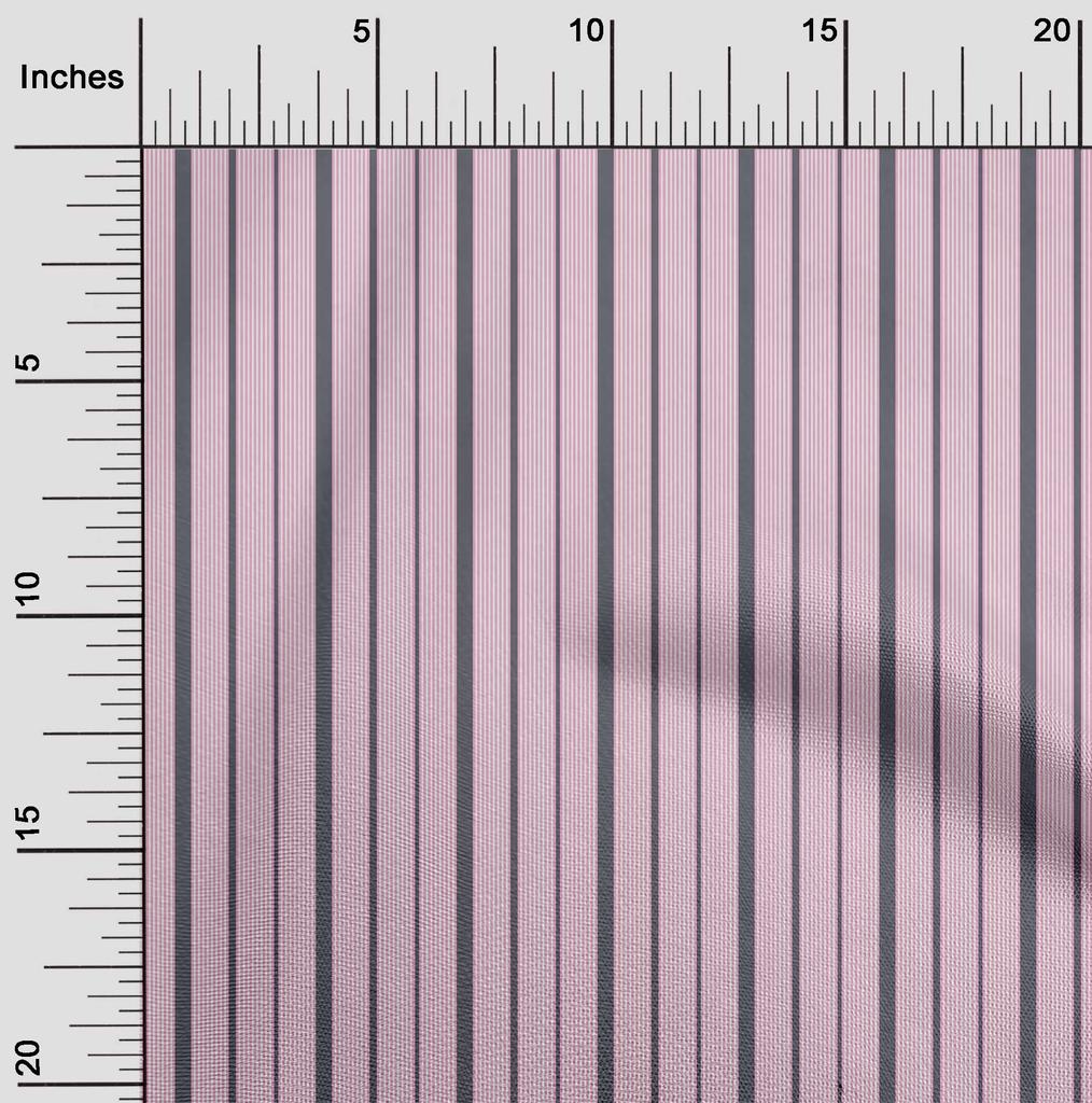 oneOone Baumwoll-Flex-Stoff Vertikal gestreifter Druckstoff 1 Yard 40 Zoll