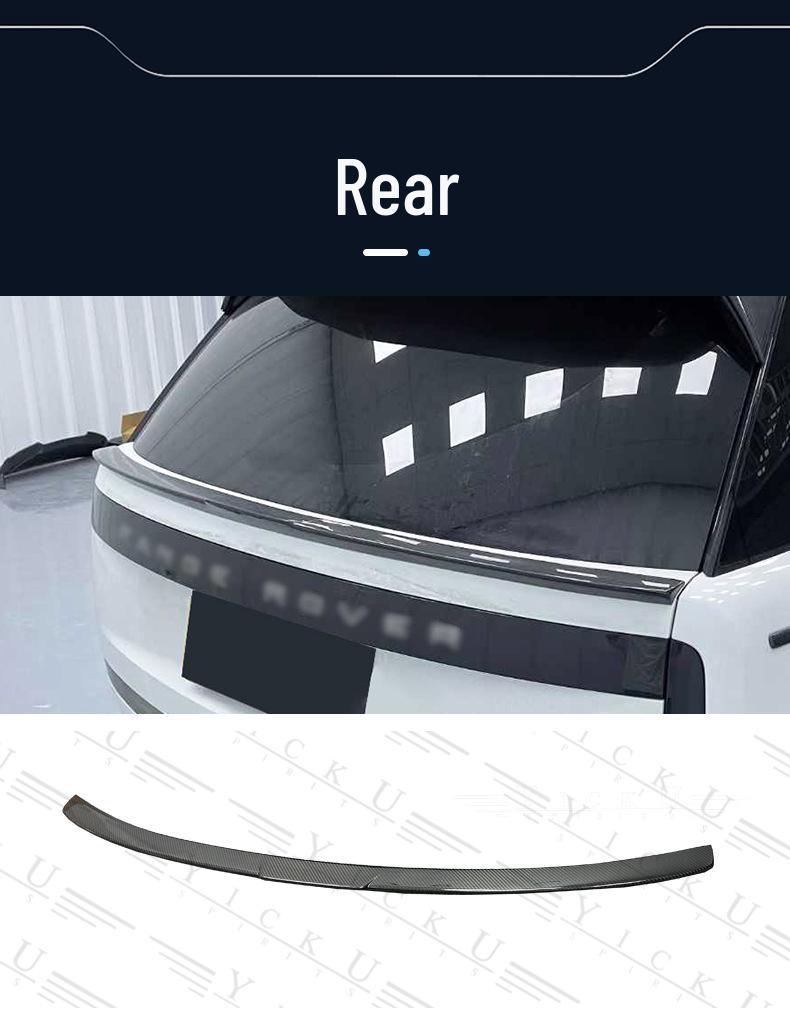MS Style Carbon Fiber Body Kit for New Land Rover Range Rover: Front Lip, Rear Lip, Fender Flares, Side Skirts, Tail Spoiler, and Wind Deflectors