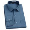 ROMON Men's Wool Blend Business Casual Long Sleeve Shirt