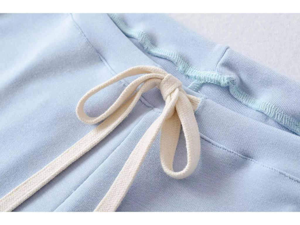 Women's Low Waist Flared Yoga Cashmere Sweatpants - Versatile, Drawstring, Casual Spring Style