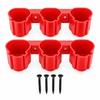 2pcs 12V Compatible Battery Tool Storage Holder Tool Storage Rack  For Milwaukee M12
