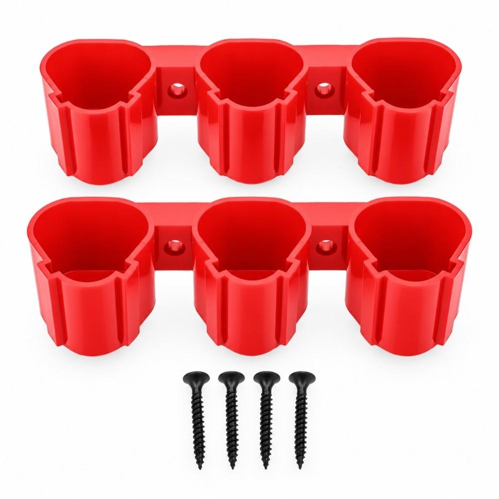 2pcs 12V Compatible Battery Tool Storage Holder Tool Storage Rack For Milwaukee M12