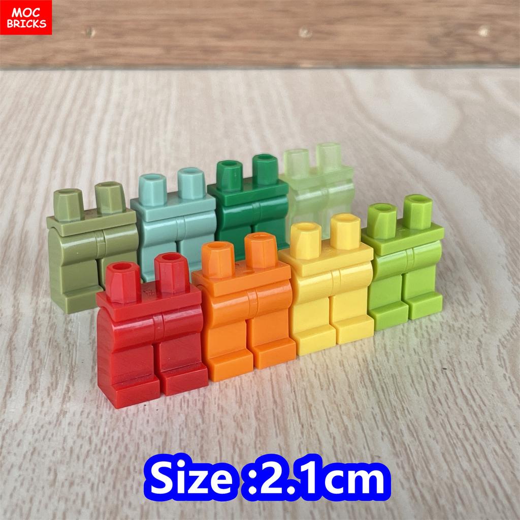 8pcs/lot MOC Bricks Blank Pants Legs Body Wear Figure Accessory Assembled Building Blocks Toy Kids Plastic Dolls