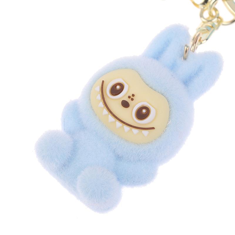 Cartoon Beflockter Schlüsselanhänger Plüschpuppenanhänger Niedliche Plüschpuppe Rucksackanhänger Spielzeug