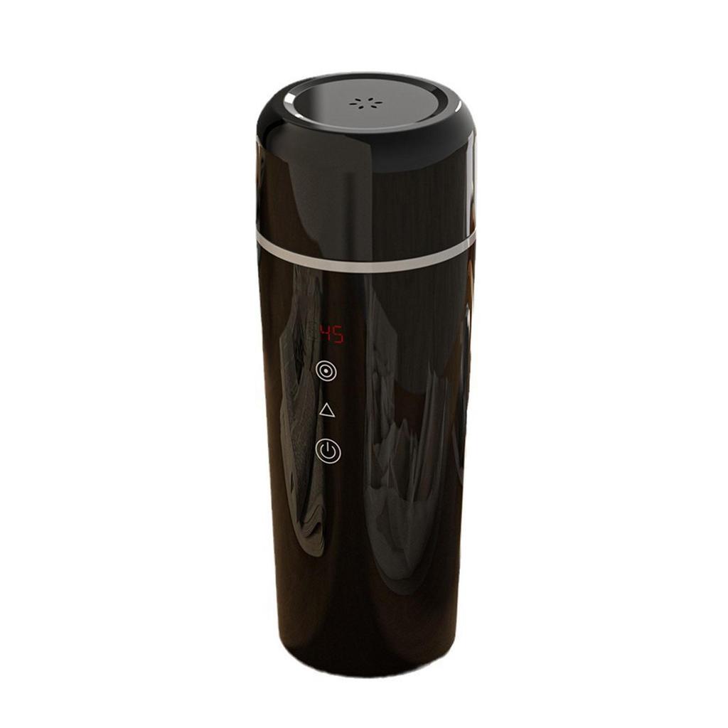Compact Travel Car Kettle with Automatic Mixing & Overload Protection Electric Car Boiler Easy to Use for Hot Beverages