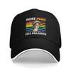 New More Pride Less Prejudice  Golf Hat Unisex Style Headwear  Daily Workouts Adjustable Sun Caps
