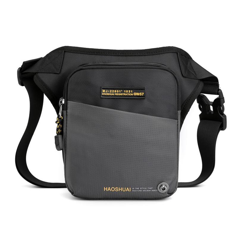 Motocykl Rider Drop Leg Bag Taška do pasu pro muže Travel Assault Pánský Nylonový pás Messenger Cross Body Fanny Pack Tašky na boky