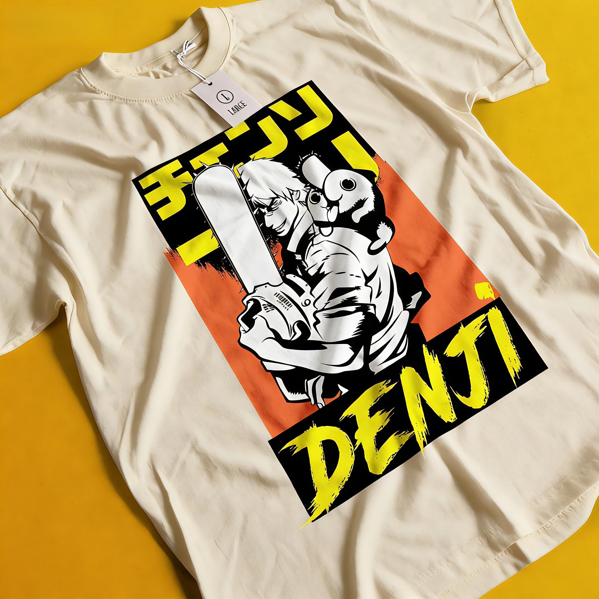 Chainsaw Unisex Makima Tshirt By Asa Aki Anime Denji Shirt Power Tshirt for Both Unisex and Women Japanese Anime 4XL