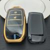 2 Buttons TPU Remote Key Case Cover Fob For Toyota Fortuner Rav4 Highlander Yaris Auris Camry Land Cruiser Prado 150 Mark X Venza