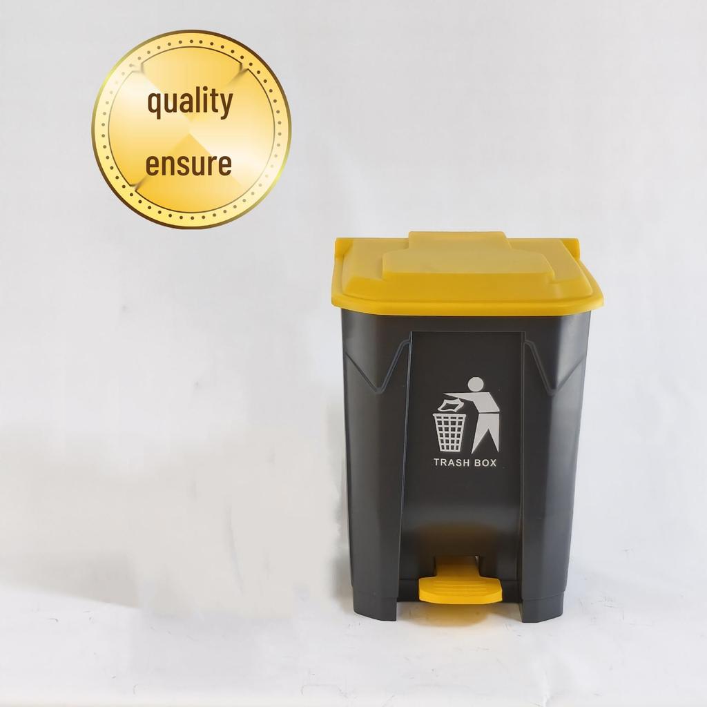 Foot-Operated Sanitation Bin: Large Outdoor Trash Can for Schools, Hospitals, Enterprises
