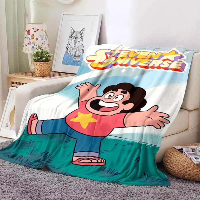 Soft Warm Anime Curly Hair Steven Universe Living Room Sofa Cover Carpet for Beds Decoration and Picnic Blanket for Kids