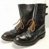 60s Vintage 1969 Europe Combat Command Military Boots Size 41 (Approx. 26.026.5cm) Dark Brown Men's(USED)