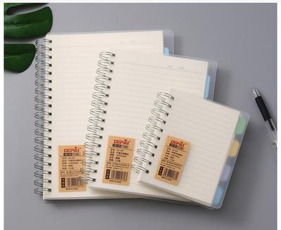 A6 A5 B5 Spirală Capac Transparent cClasificare Spirală Caiet Caiet Subclasă Blocnotes Birou Papetărie Birou