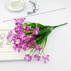 Artificial Daisy, Orchid, Sunflower & Green Plant Bunch for Bedroom Decoration
