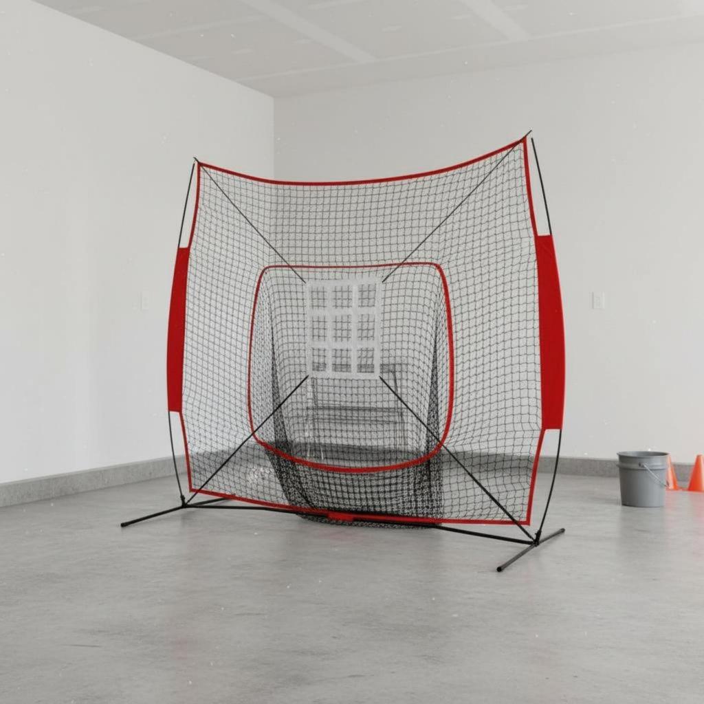 Baseball Practice Net Durable Batting Hitting Softball Training with Carry