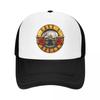 Guns N Roses Uformelt vanlig netting baseballhette metallbåndet Justerbare Snapback-hatter For kvinner Unisex pappa Trucker-hatter