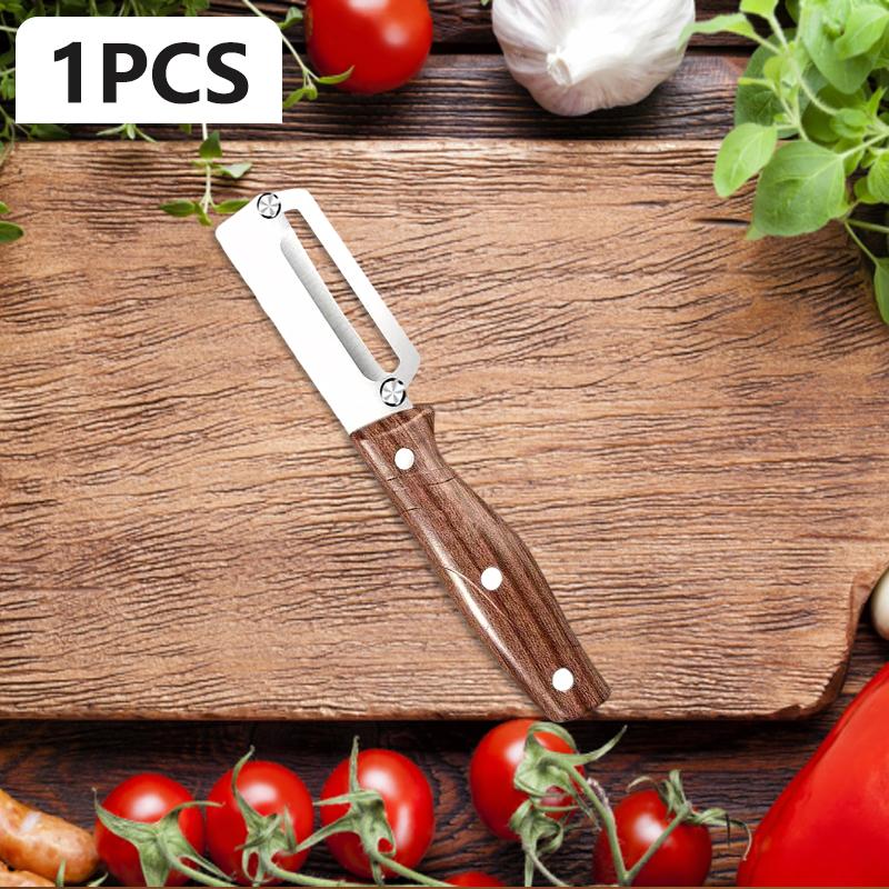 Multi-Functional Vegetable Peeler for Kitchen Pineapple Pumpkin Planer Scraping Tools Stainless Steel Sugarcane Knife Peeler