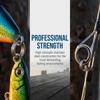 100Pcs Stainless Steel Split Rings Saltwater Fishing Anti Rust Lure Rings For Various Sea Fishing Applications