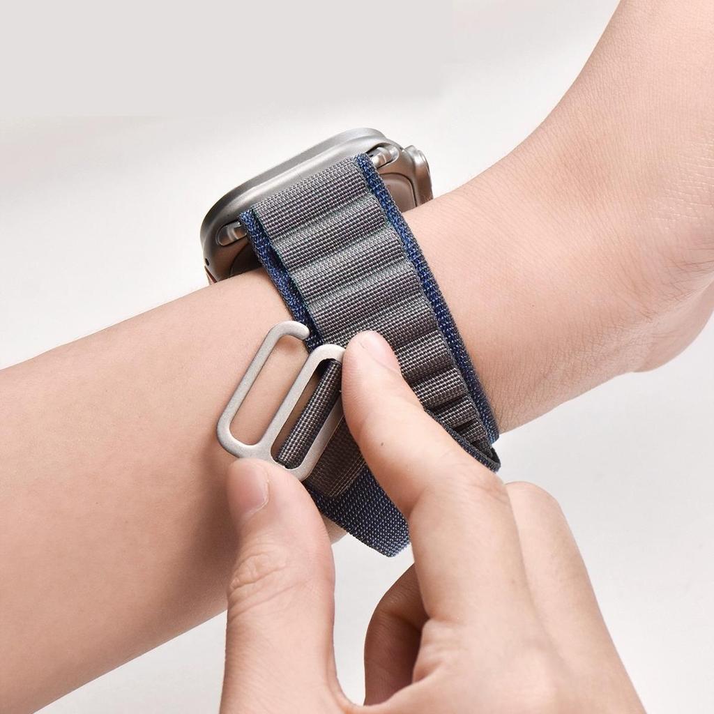 Alpine Loop Band for Apple Watch Ultra 2/Ultra 49mm 45mm 41mm 44mm 40mm 42mm Sport Nylon Outdool Breathable Strap for iWatch Series 9 8 7 SE 6 5 4 3