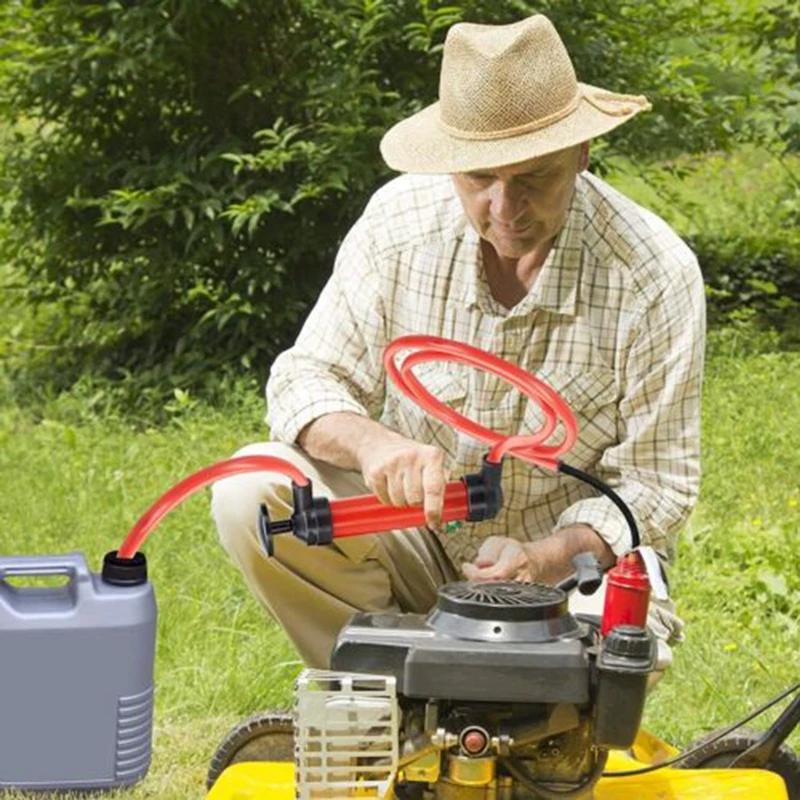 1Set Pumping Oil and Gas with Siphon Pipe to Transport Manual Pump Oil Liquid Water Chemical Delivery Pump Hand Pump Car Modelin